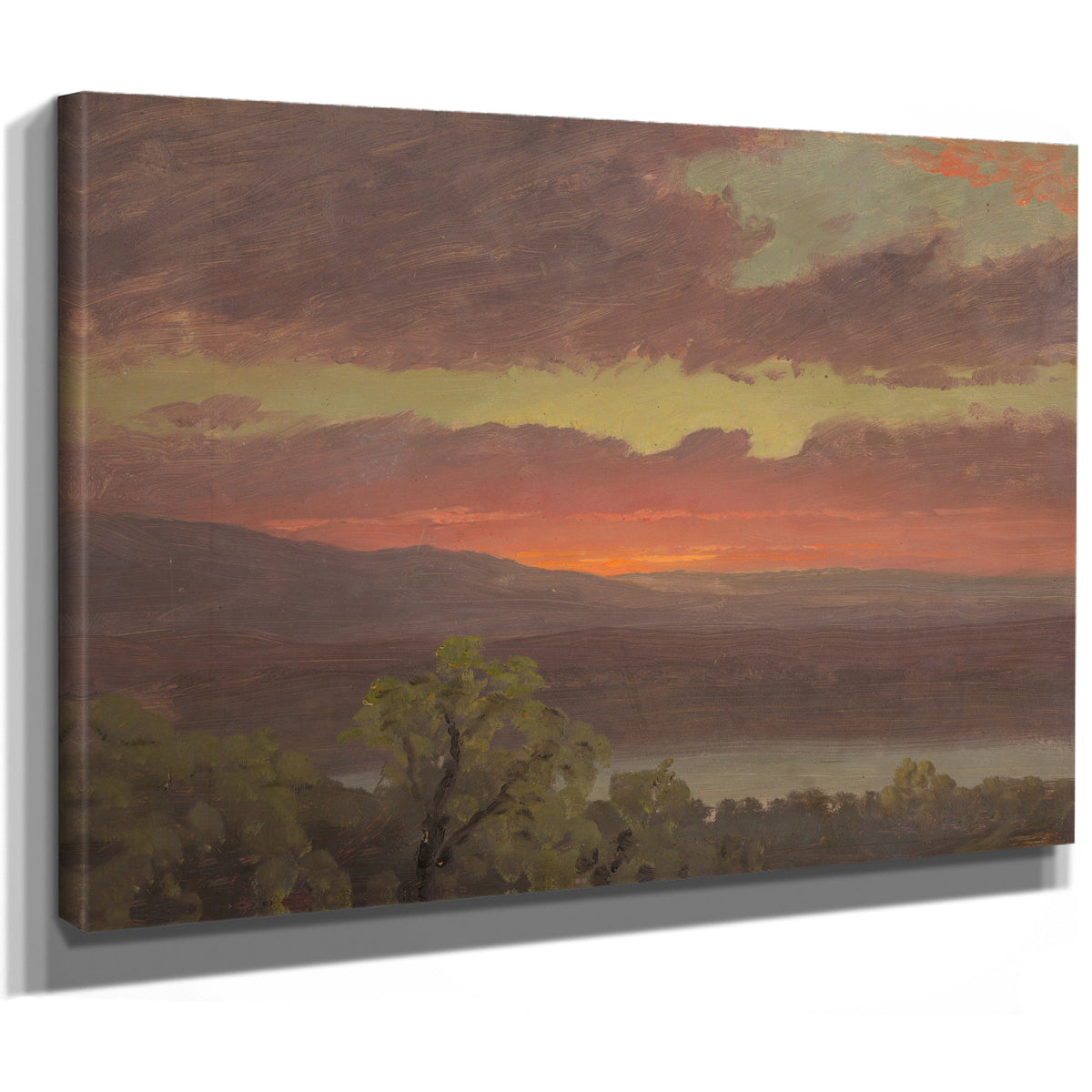 Sunset Jamaica West Indies 186566 By Frederic Edwin Church