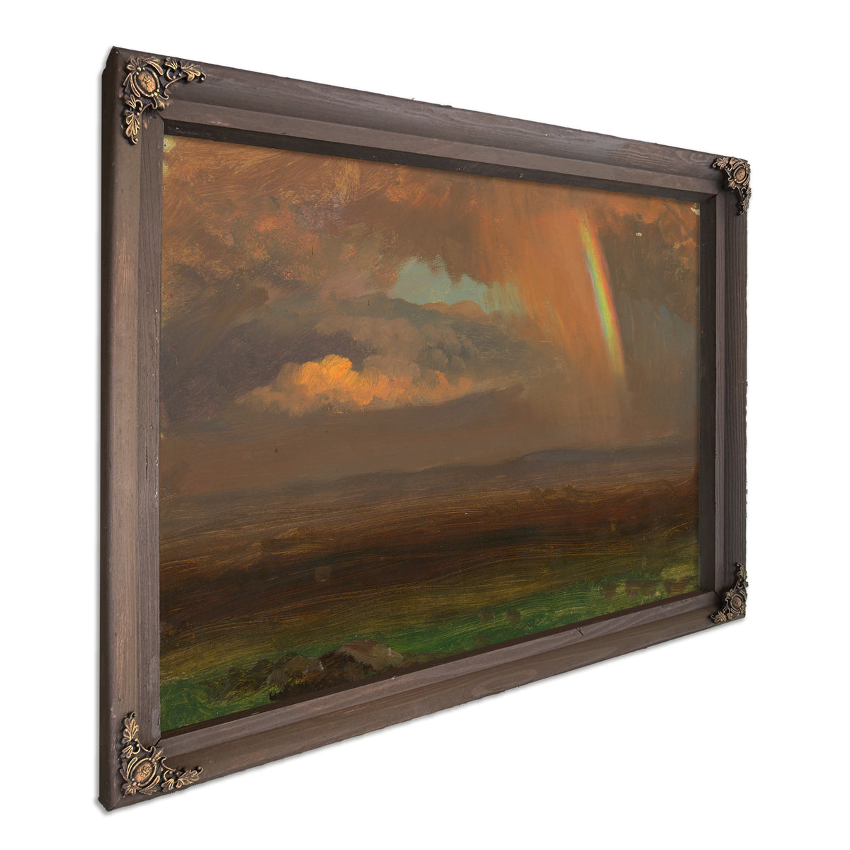 Sunset Over Broad Landscape 1865 By Frederic Edwin Church