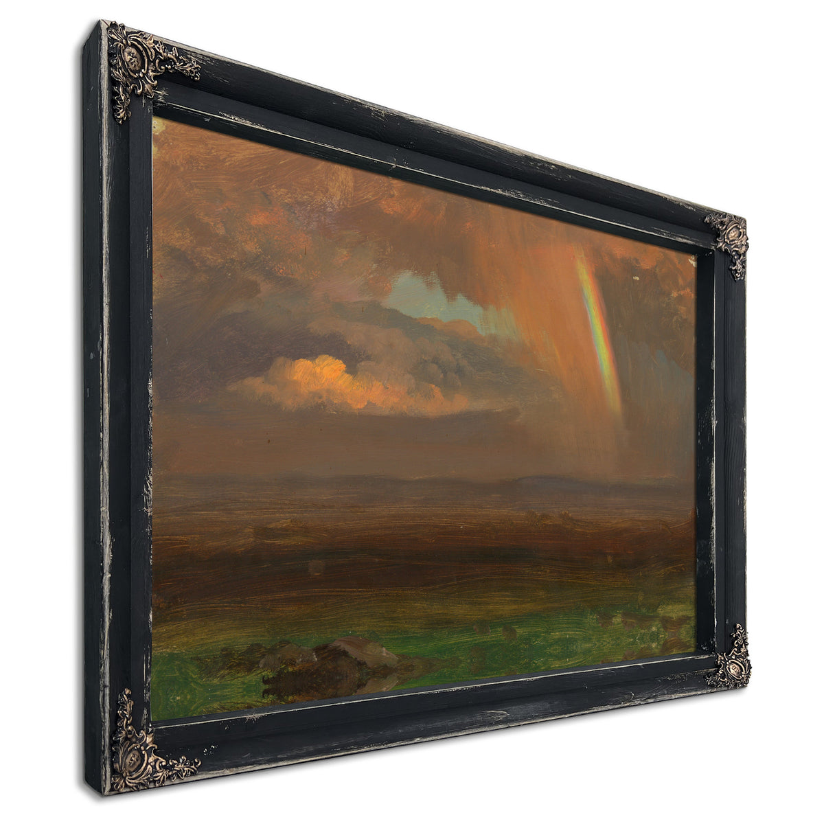 Sunset Over Broad Landscape 1865 By Frederic Edwin Church