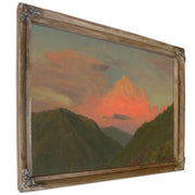 Sunset Over Hilltops Jamaica West By Frederic Edwin Church