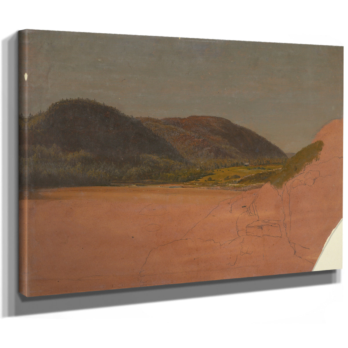 The Beehive Sand Beach Great Head Mt By Frederic Edwin Church