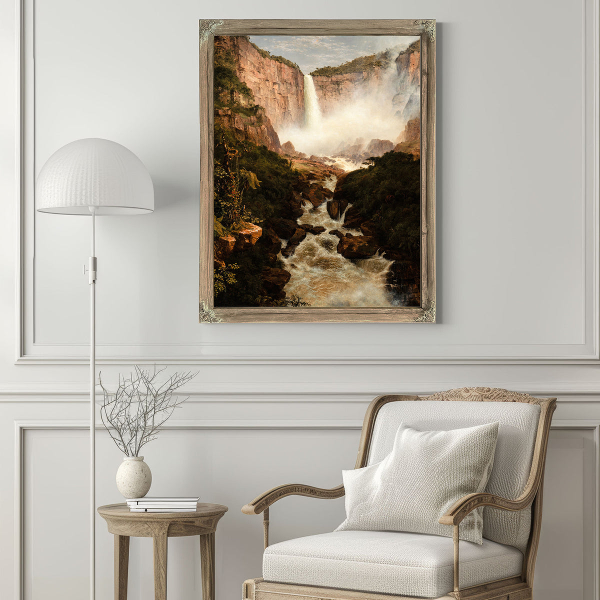 The Falls the Tequendama Near Bogota By Frederic Edwin Church