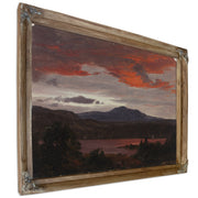 Turner Pond Pomola Peak Baxter Peak By Frederic Edwin Church