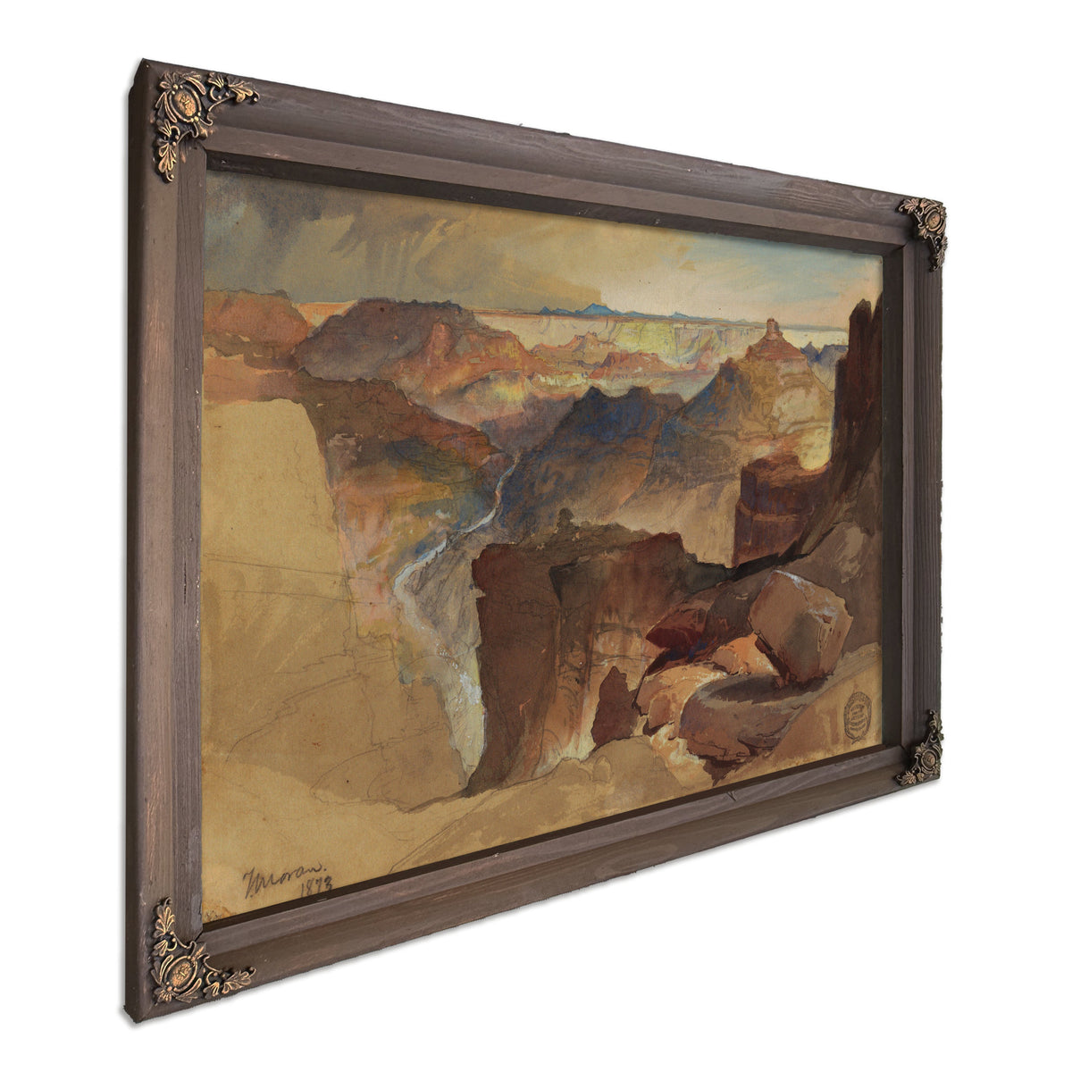 View Powells Plateau Grand Canyon By Frederic Edwin Church