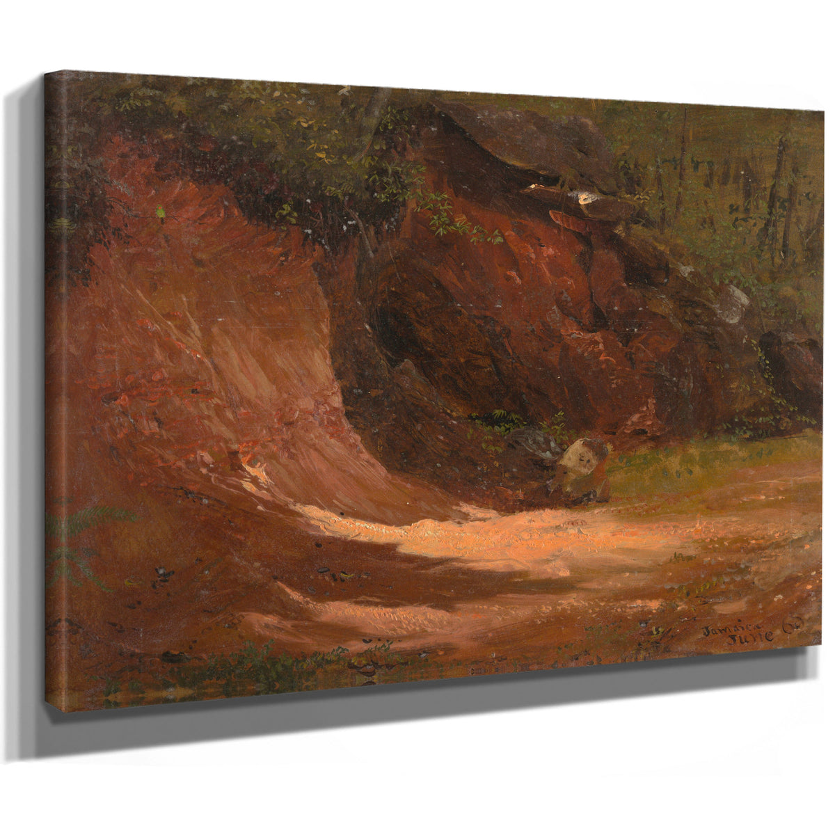 Woodland Bank Jamaica 1865 By Frederic Edwin Church