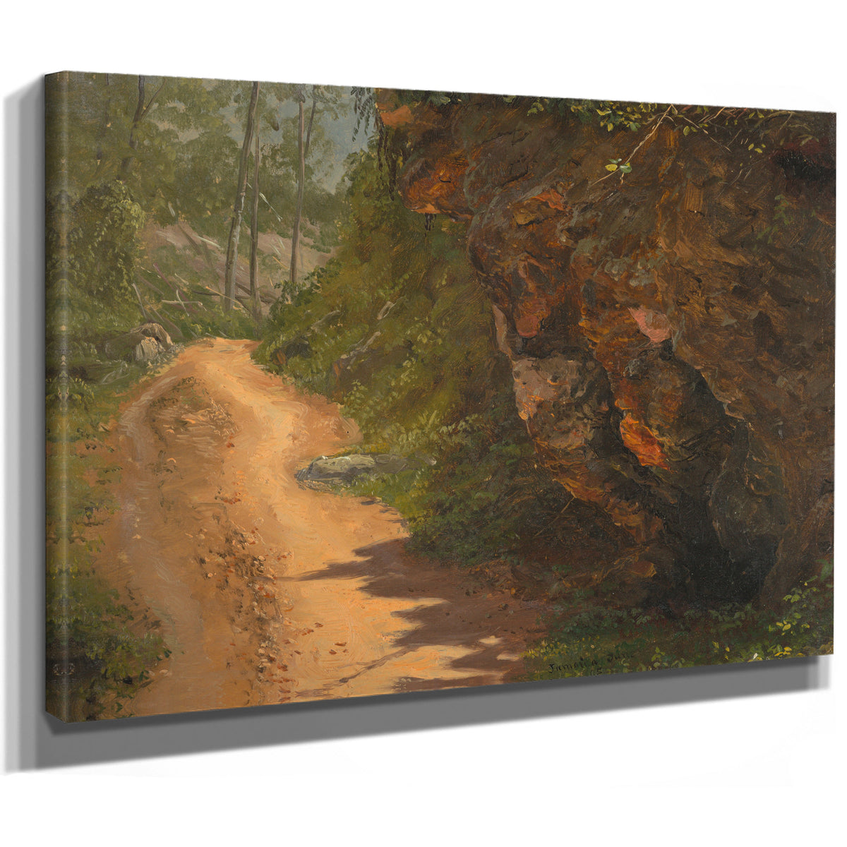 Woodland Path Jamaica 1865 By Frederic Edwin Church