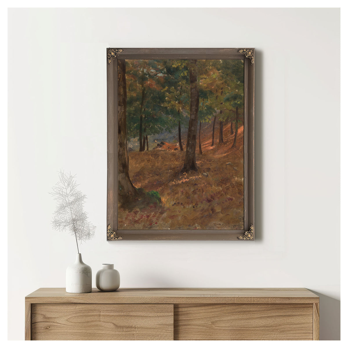 Woodland Scene 187080 By Frederic Edwin Church