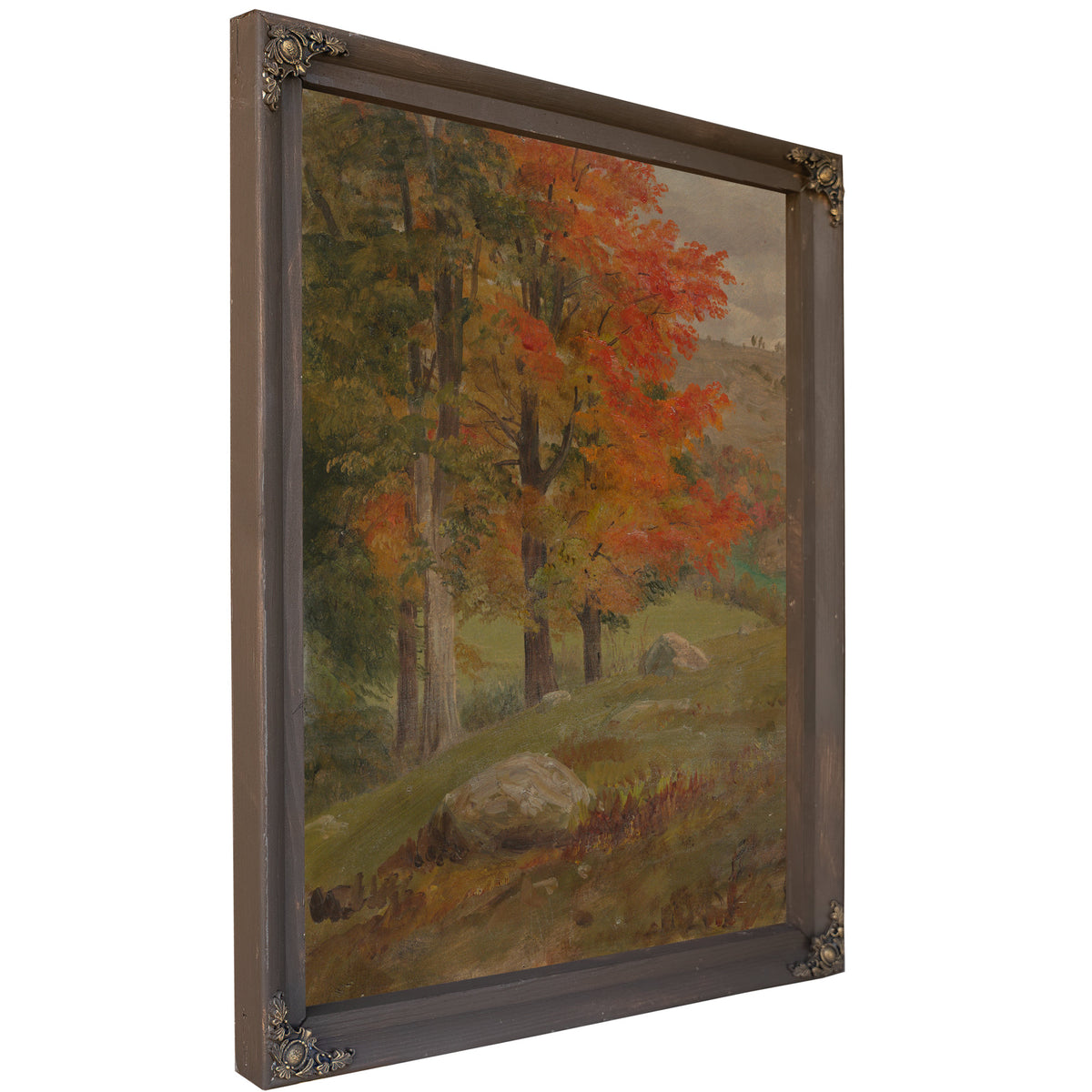 Woods Autumn 1865 By Frederic Edwin Church