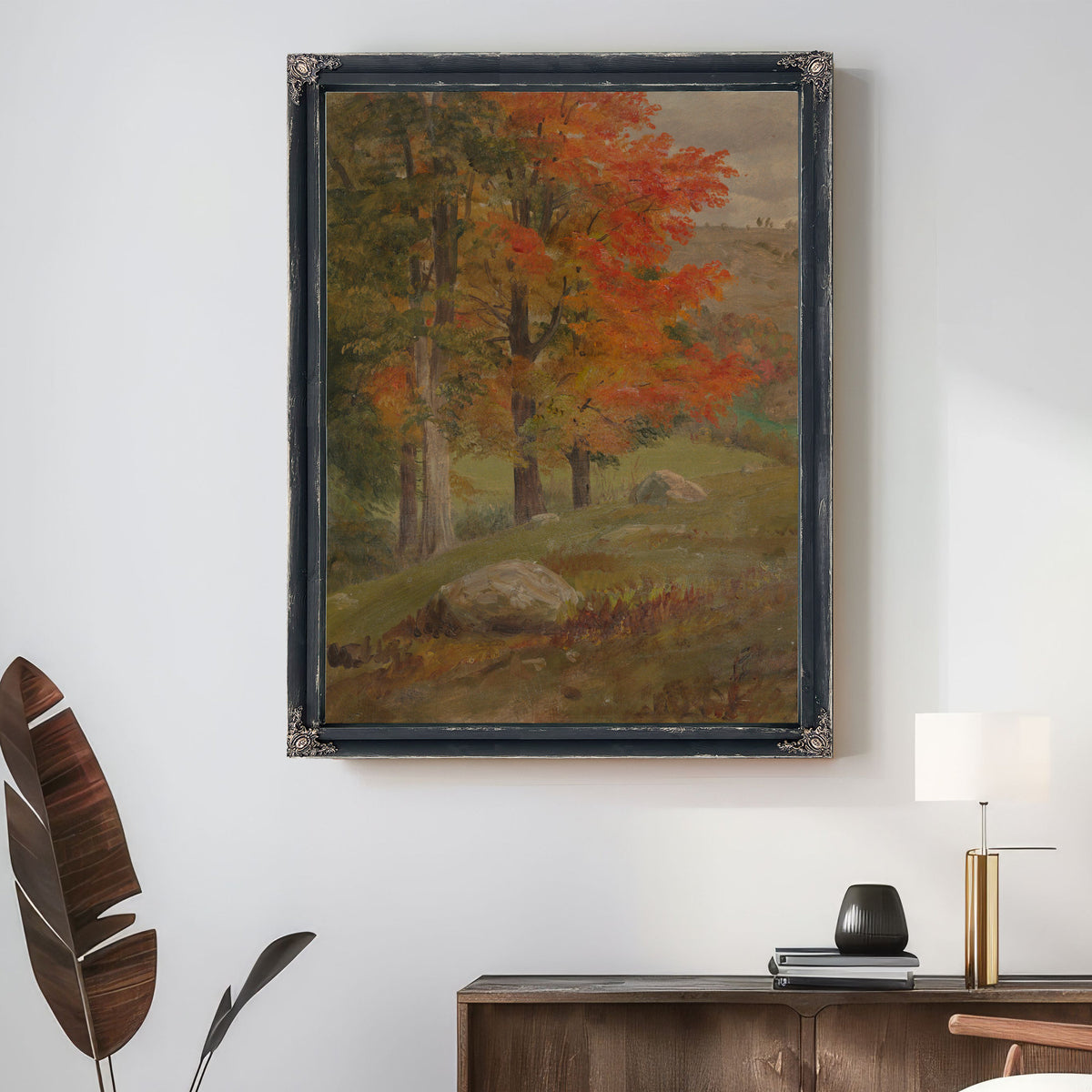 Woods Autumn 1865 By Frederic Edwin Church