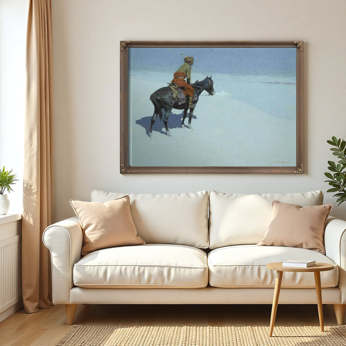 Friends Or Foes The Scout by Frederic Remington