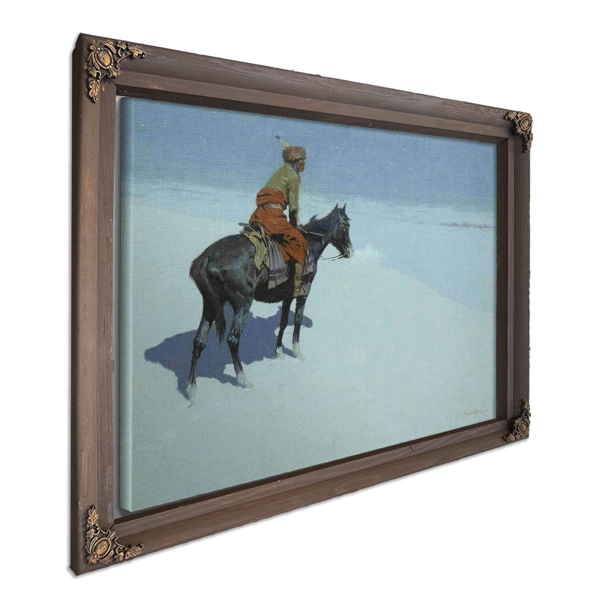 Friends Or Foes The Scout by Frederic Remington