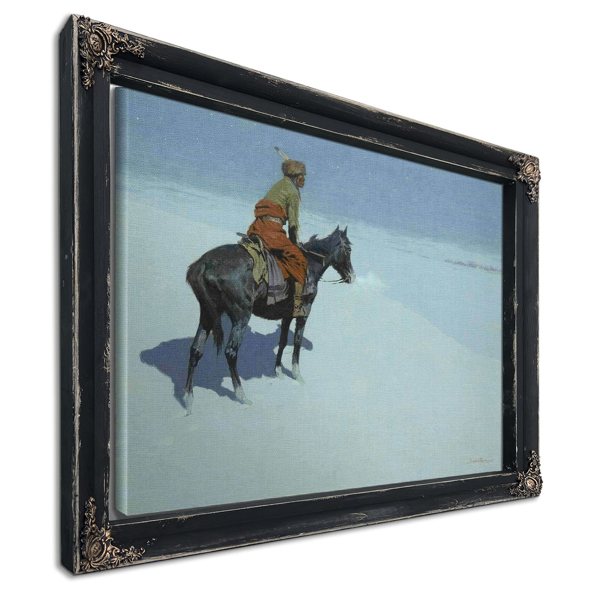 Friends Or Foes The Scout by Frederic Remington