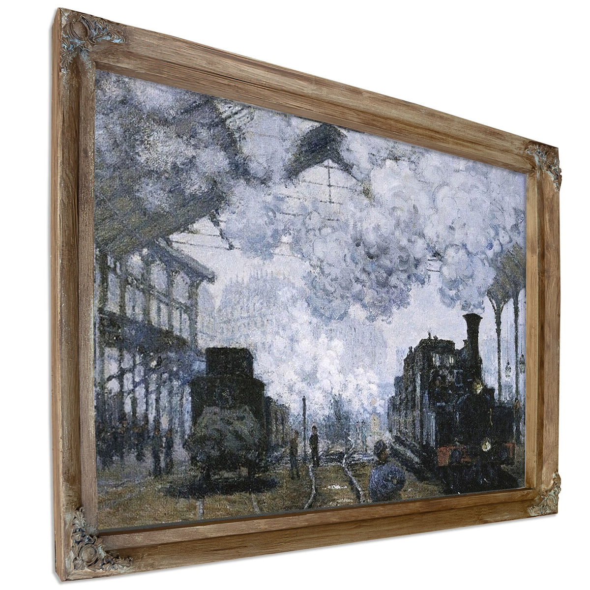 Gare Saint Lazare By Claude Monet
