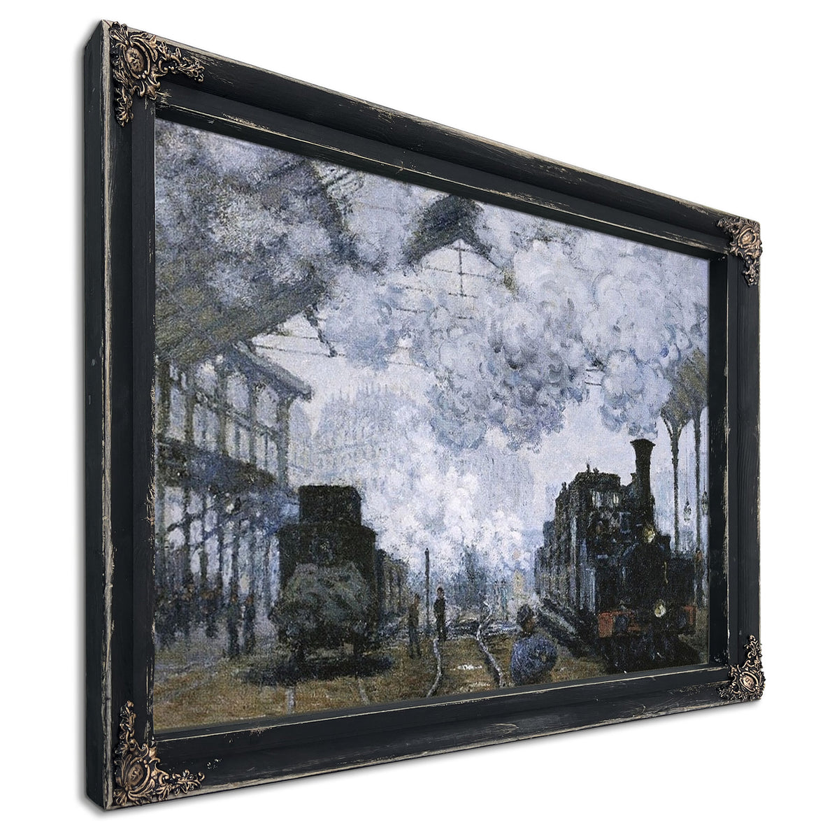 Gare Saint Lazare By Claude Monet