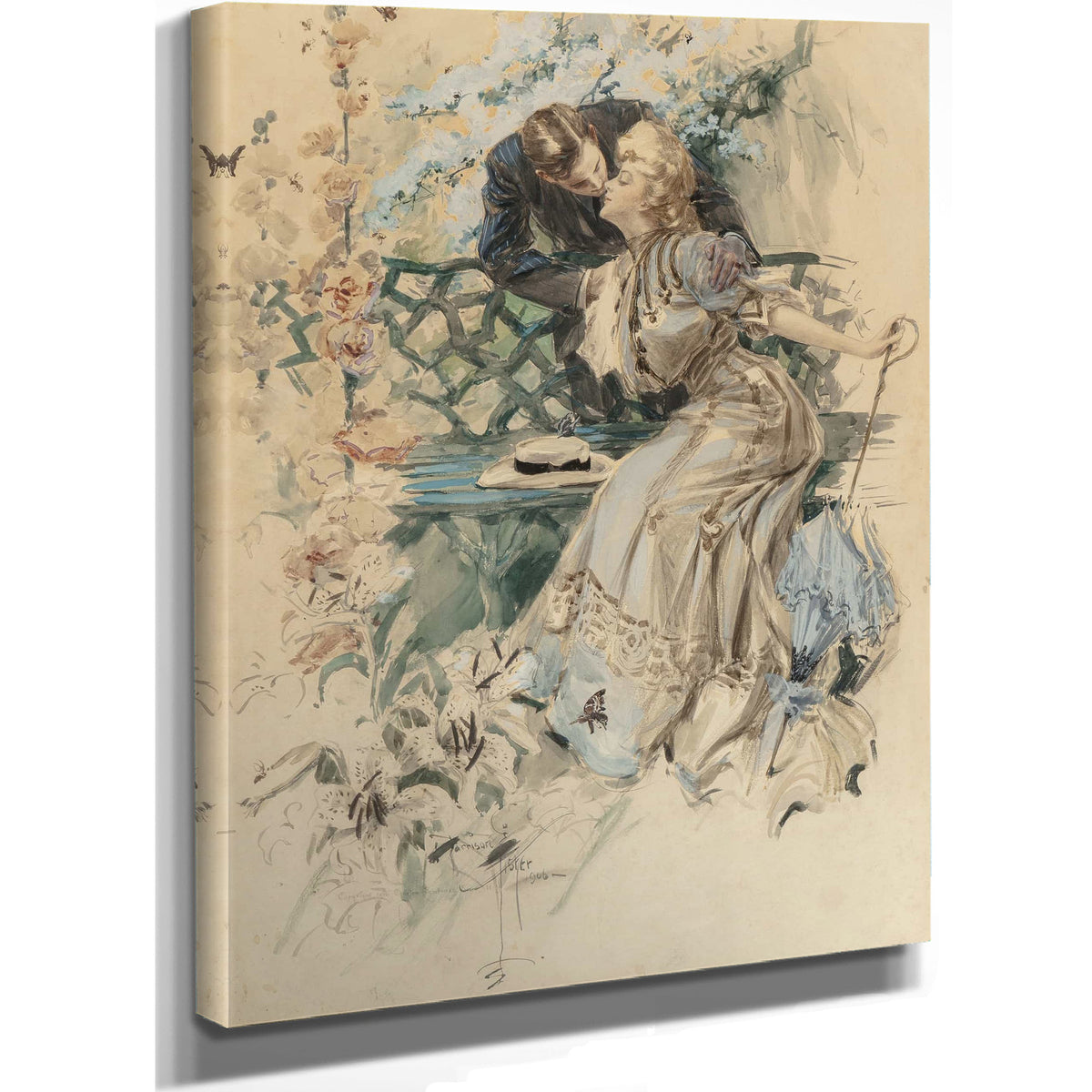 Gathering Honey by Harrison Fisher