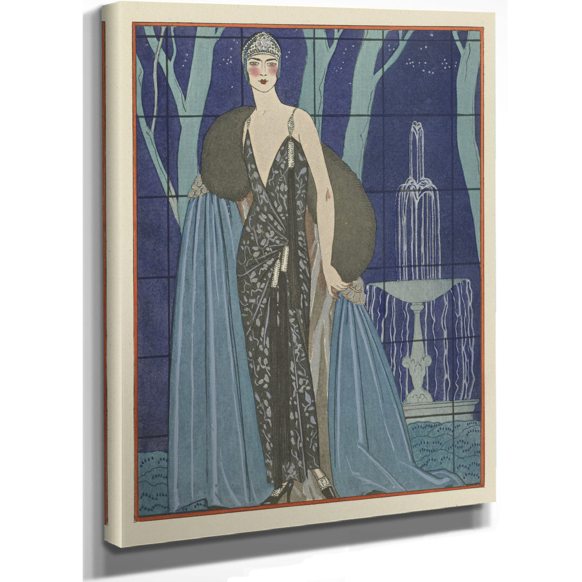 Alcyone Robe et Manteau du Soir de By George Barbier