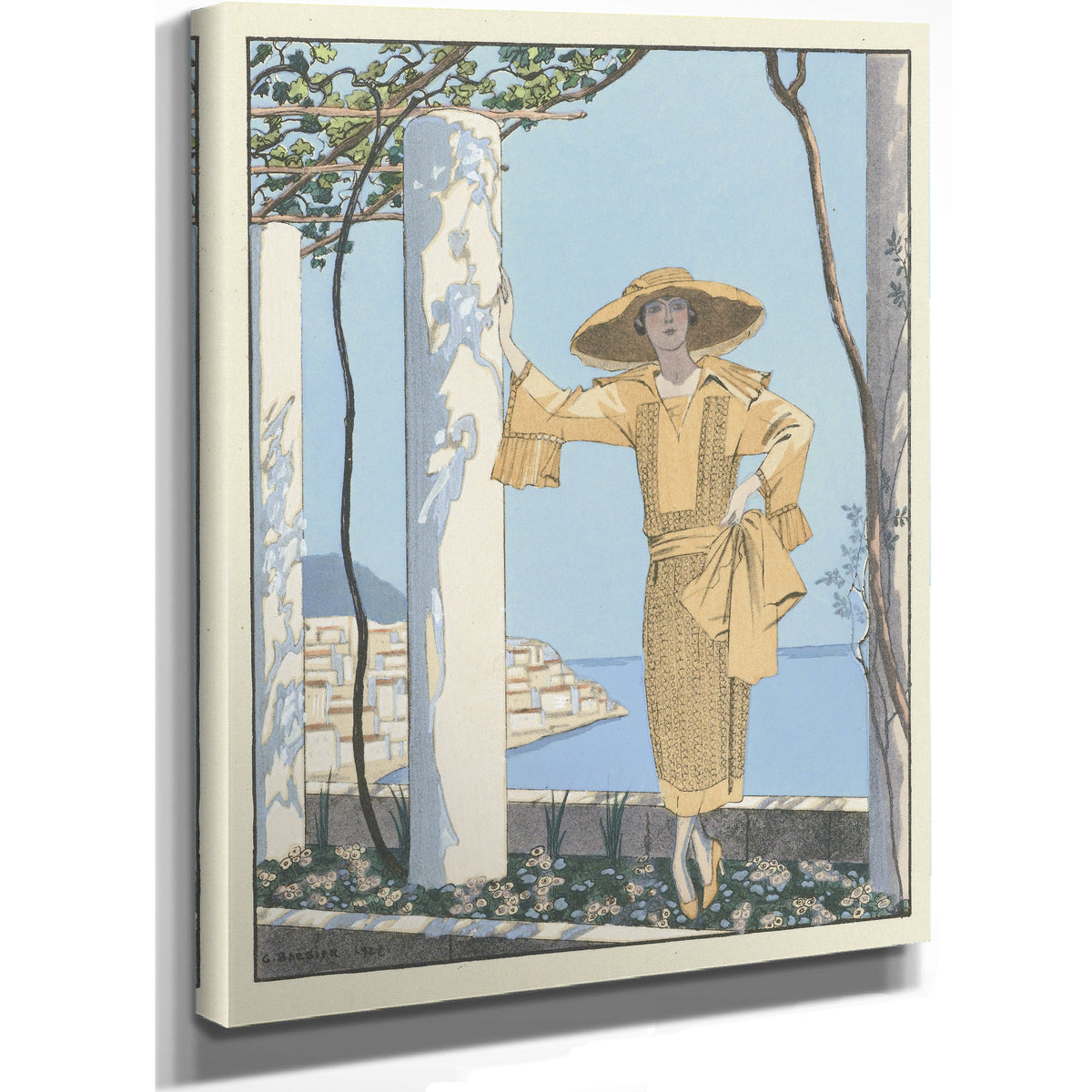 Amalfi Robe de Worth 1922 By George Barbier