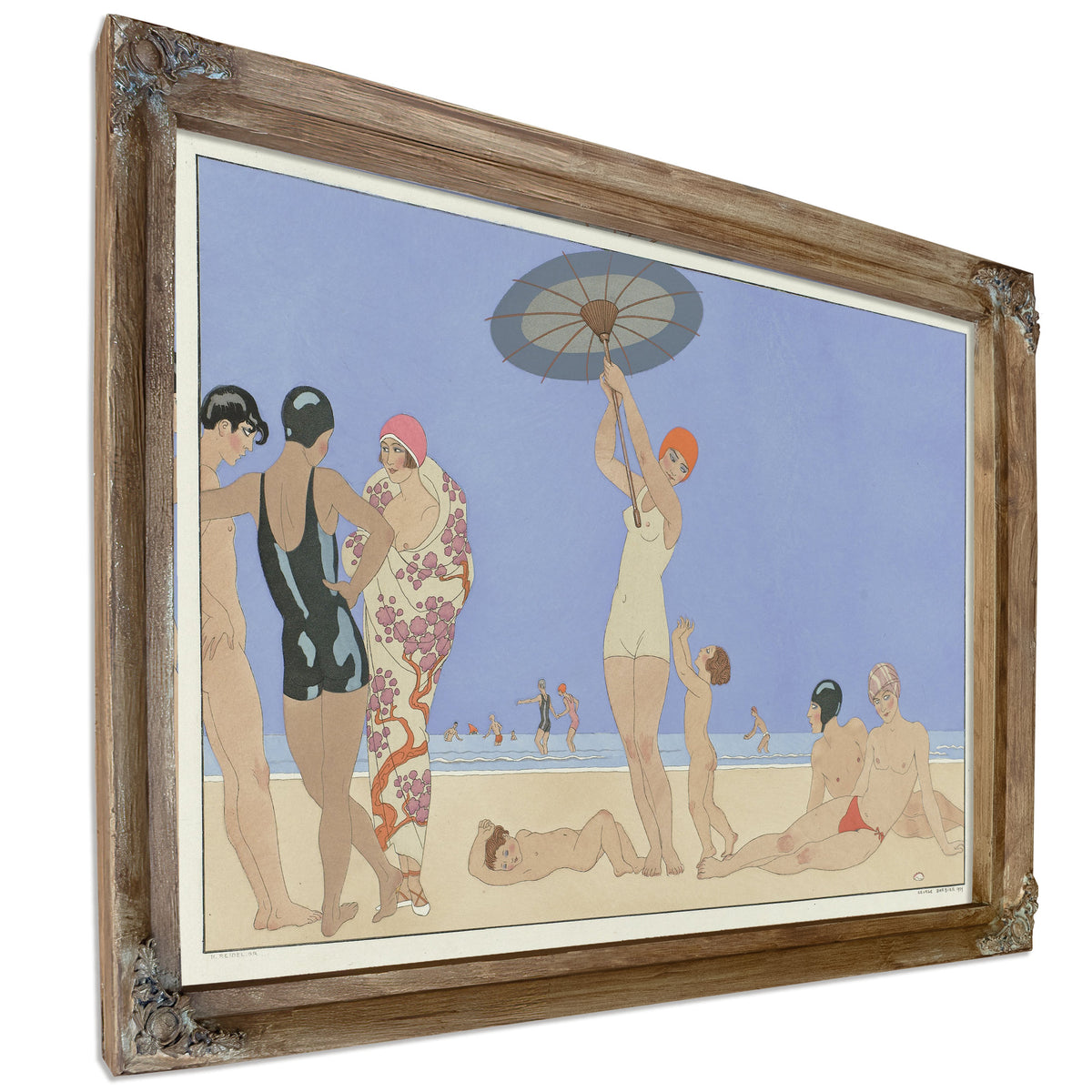 Au Lido 1924 By George Barbier
