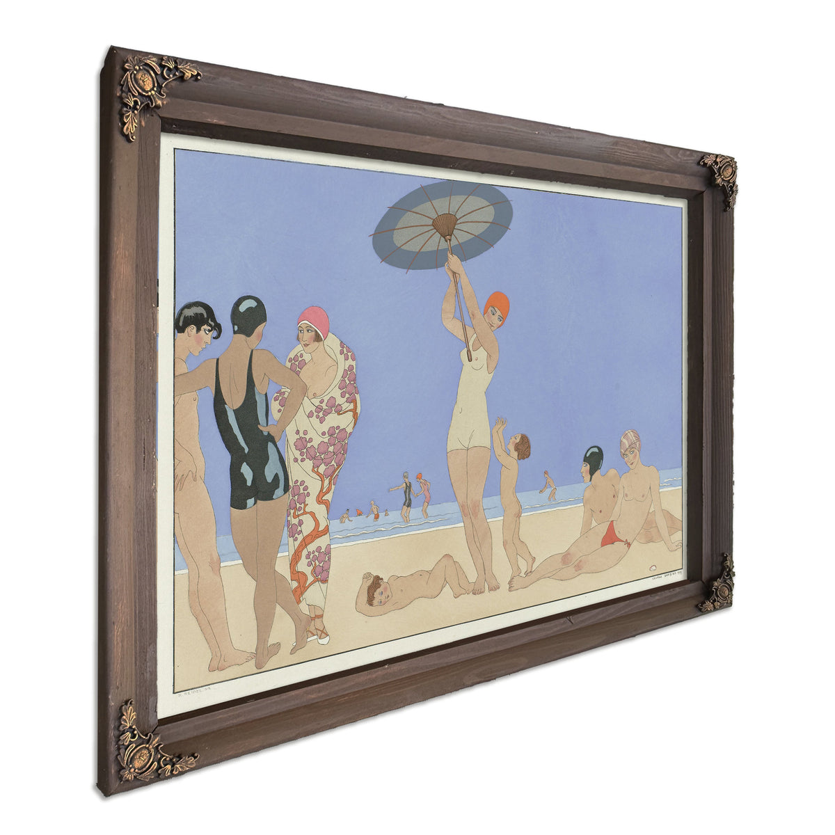 Au Lido 1924 By George Barbier