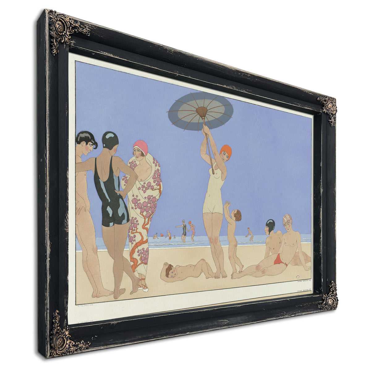 Au Lido 1924 By George Barbier
