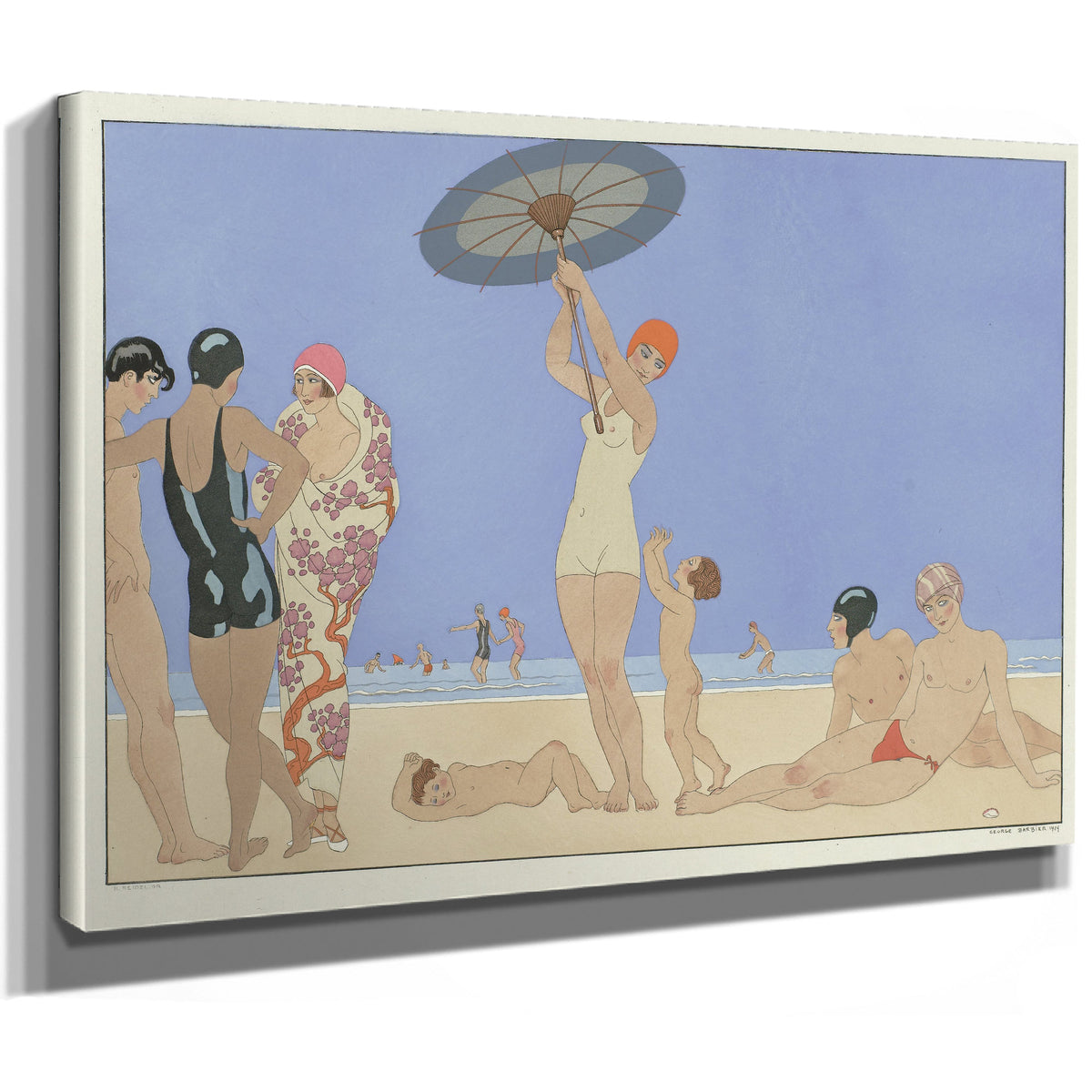 Au Lido 1924 By George Barbier