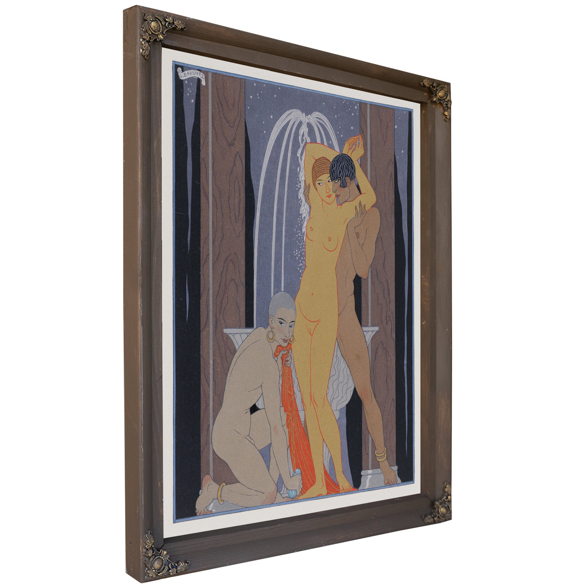 Clodia Accompanying Her Brother 1929 By George Barbier