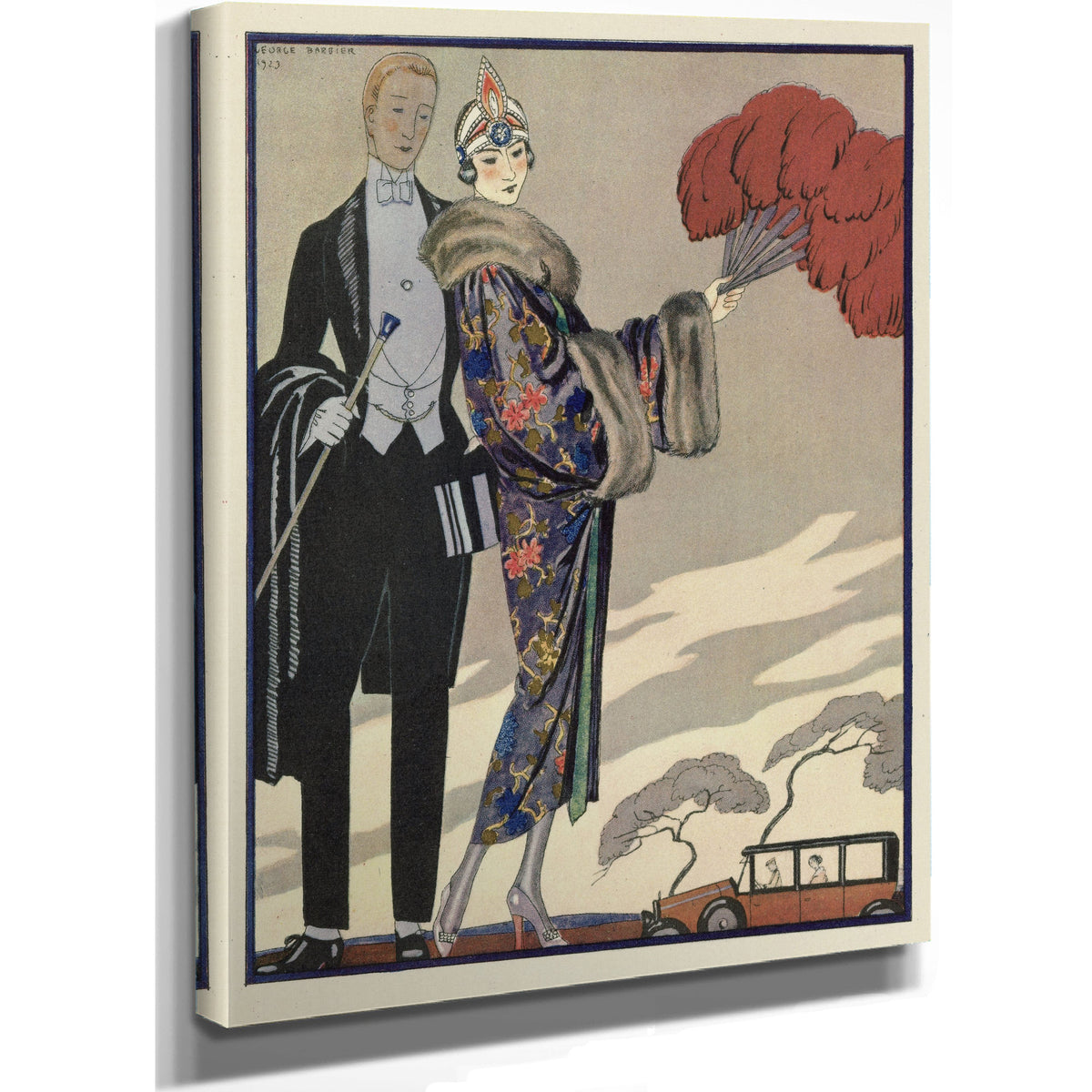 Evening Attire 1923 By George Barbier