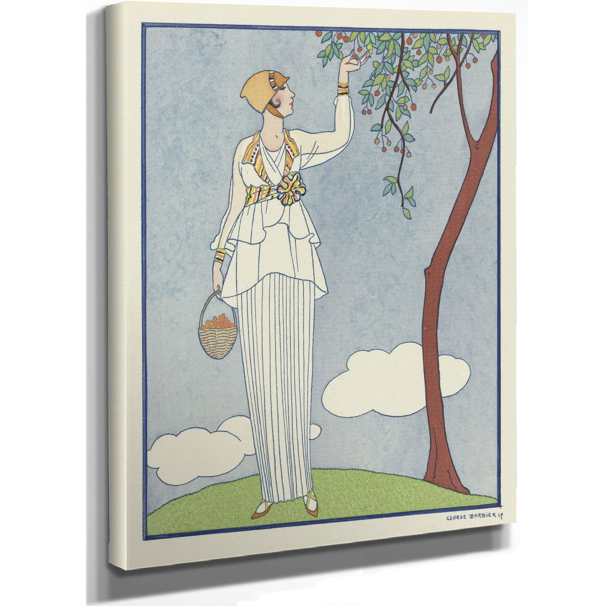 Famous Fashion Houses 1914 By George Barbier