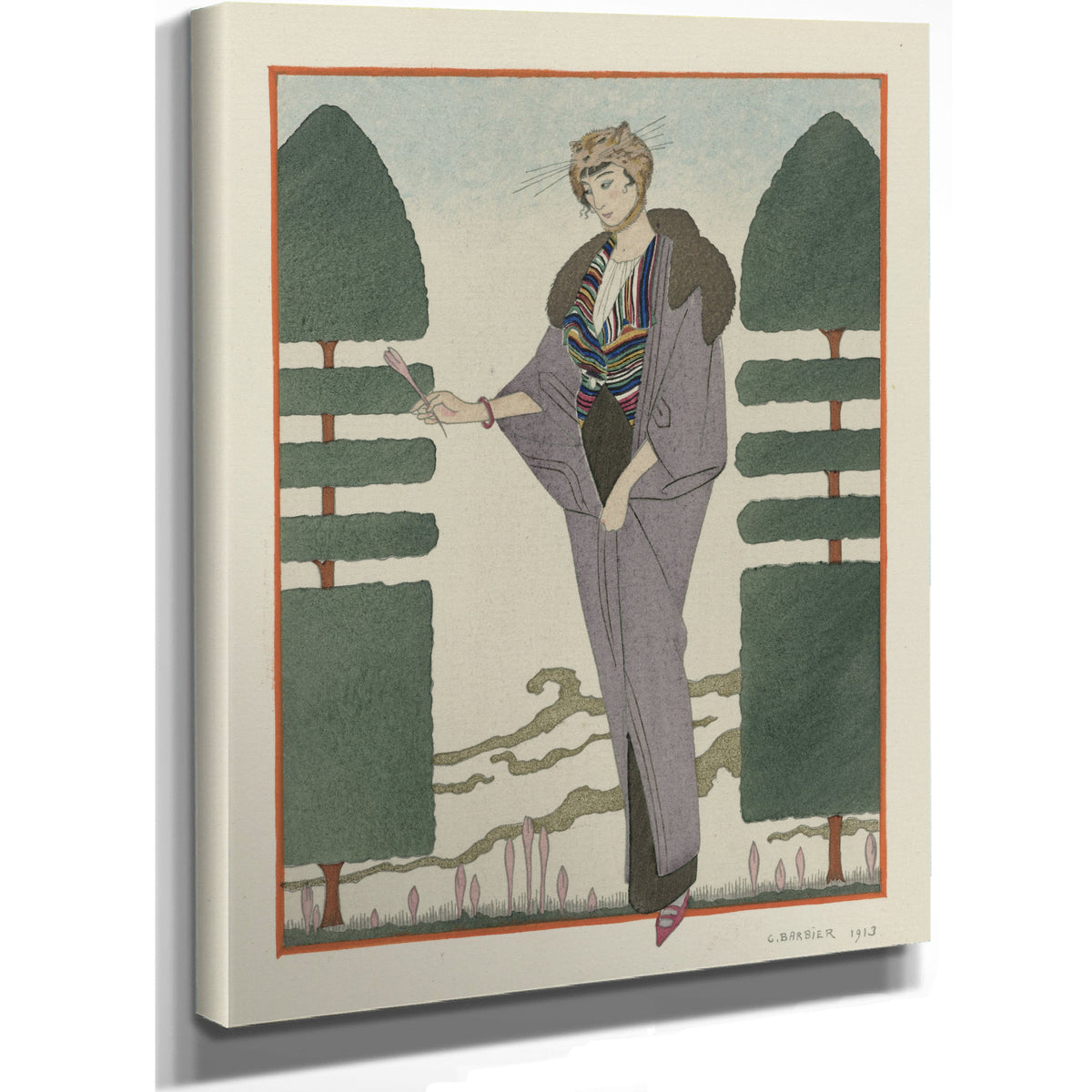 Les Colchiques Manteau de Voyage de By George Barbier
