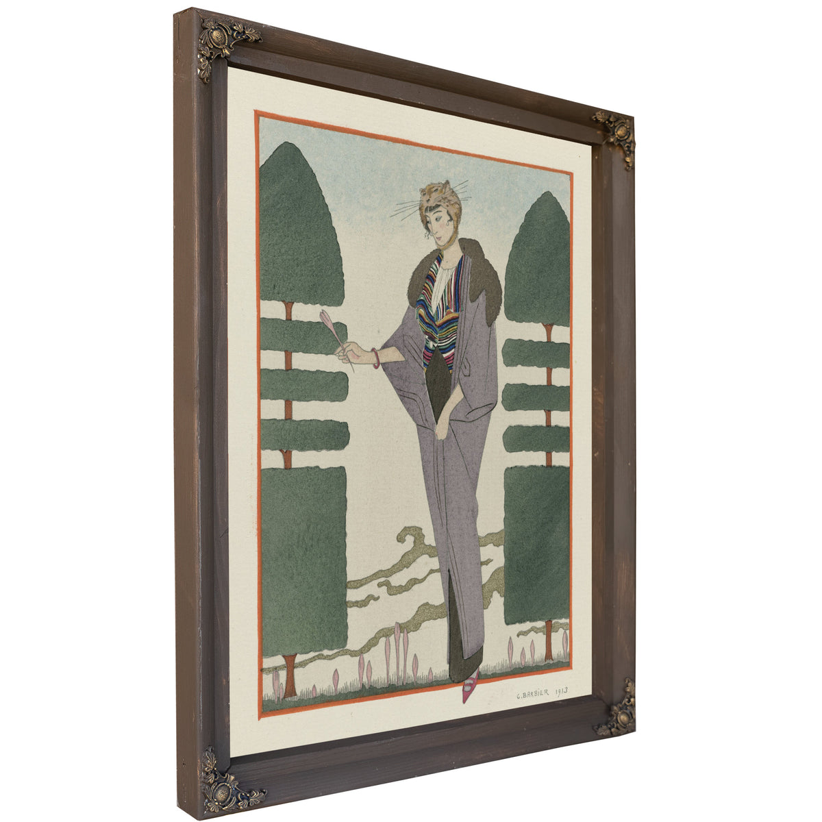 Les Colchiques Manteau de Voyage de By George Barbier
