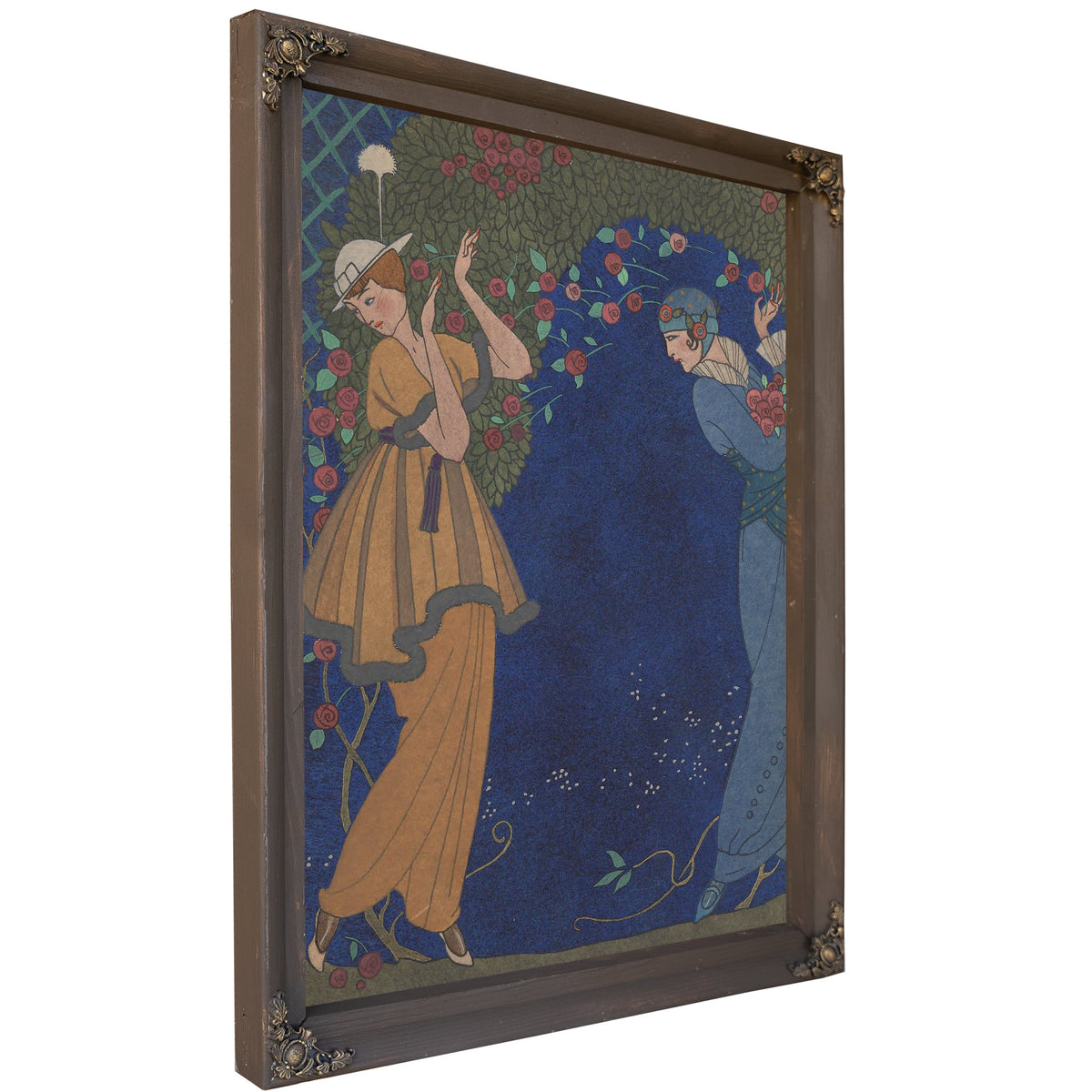 Roses Dan la Nuit 1914 By George Barbier