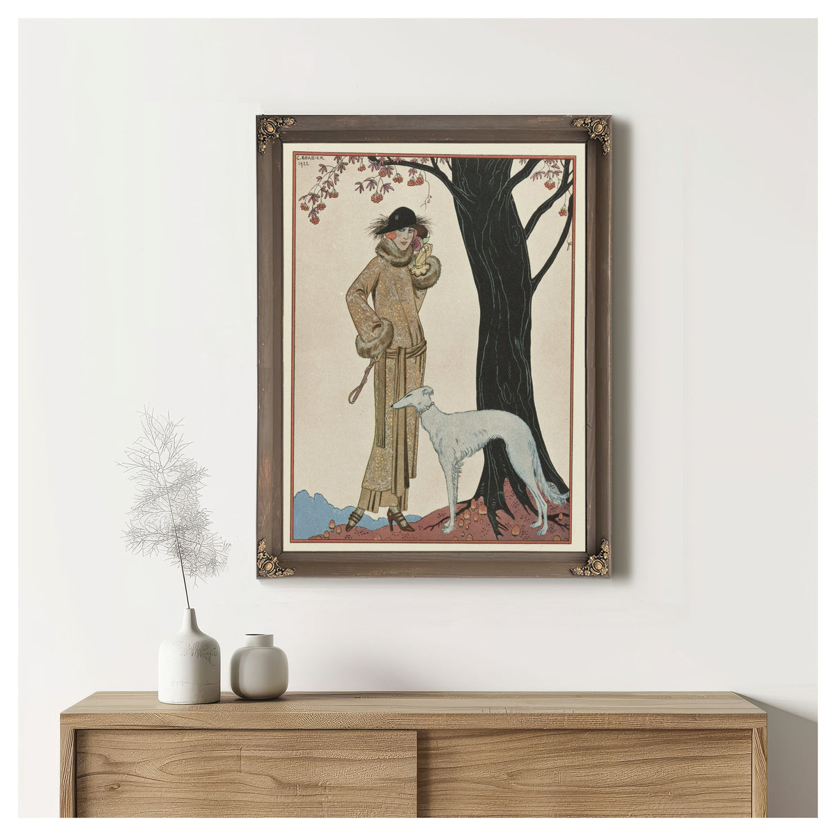 Symphonie Automnale Manteau et Robe By George Barbier