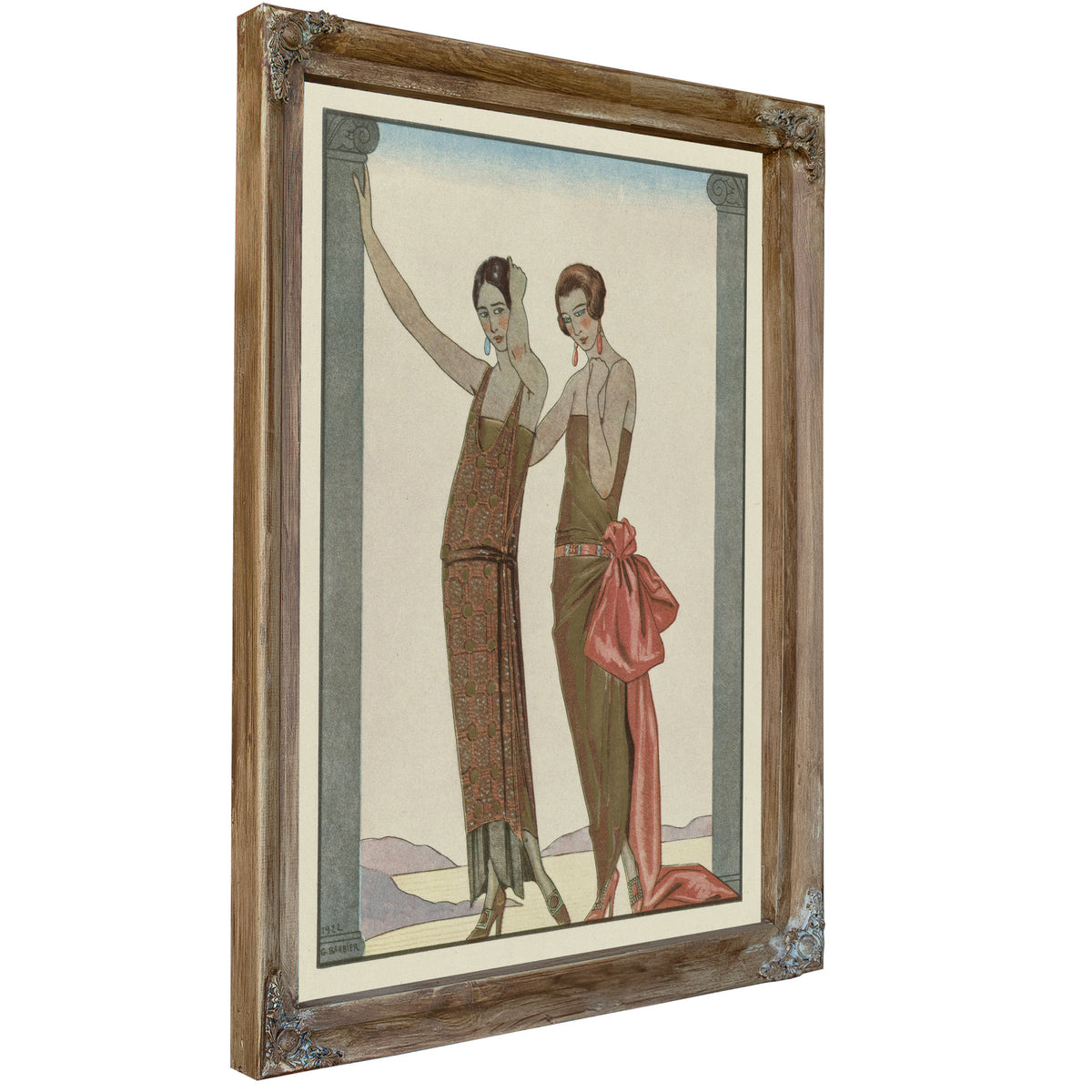 Vesper Robes du Soir de Worth 1922 By George Barbier
