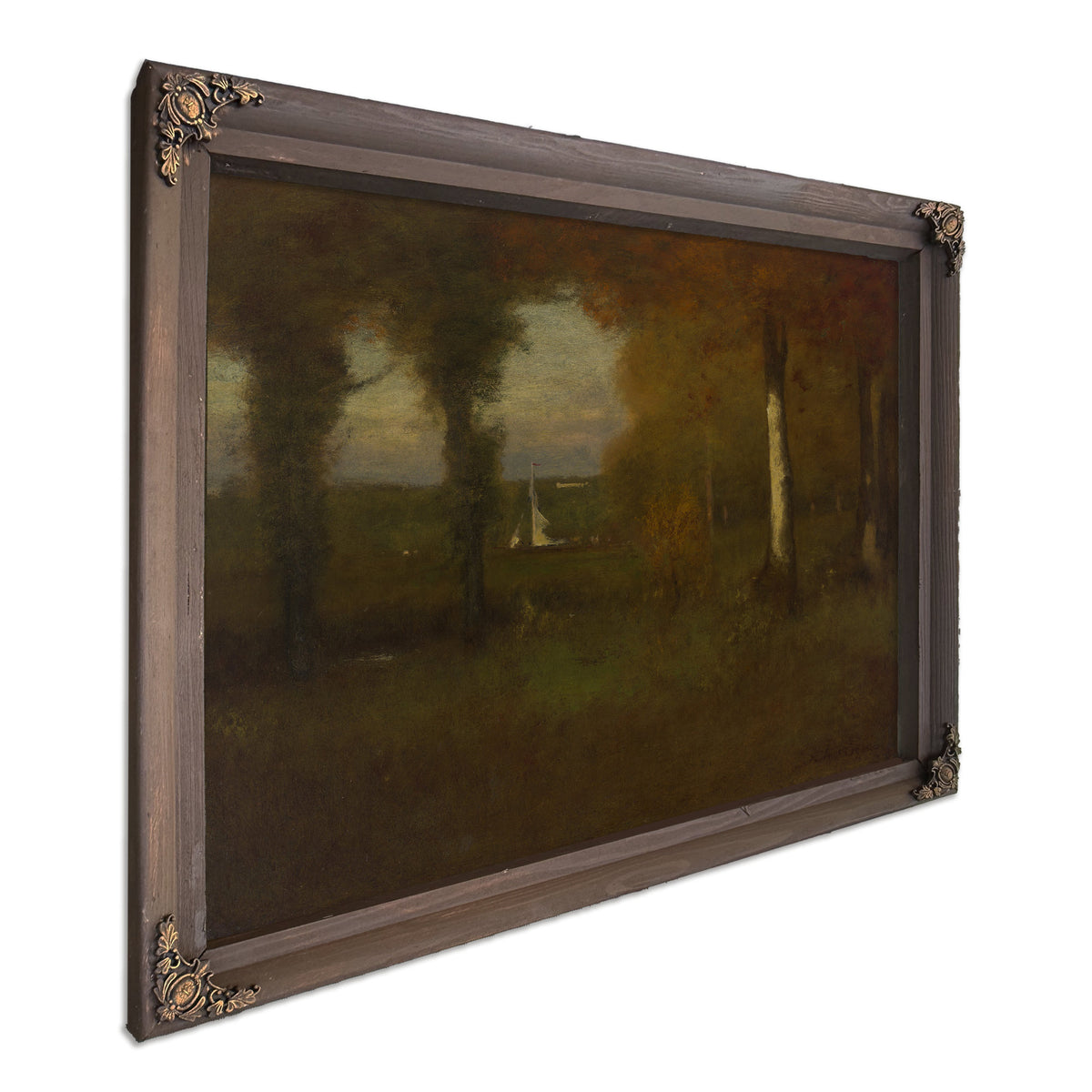 A Glimpse the Hudson Near Tarrytown By George Inness