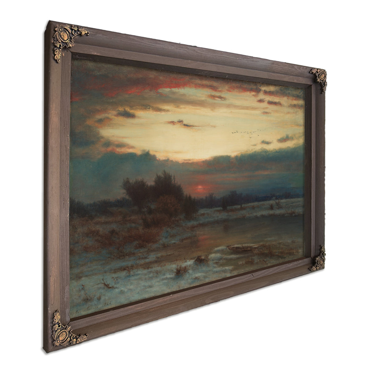 A Winter Sky By George Inness