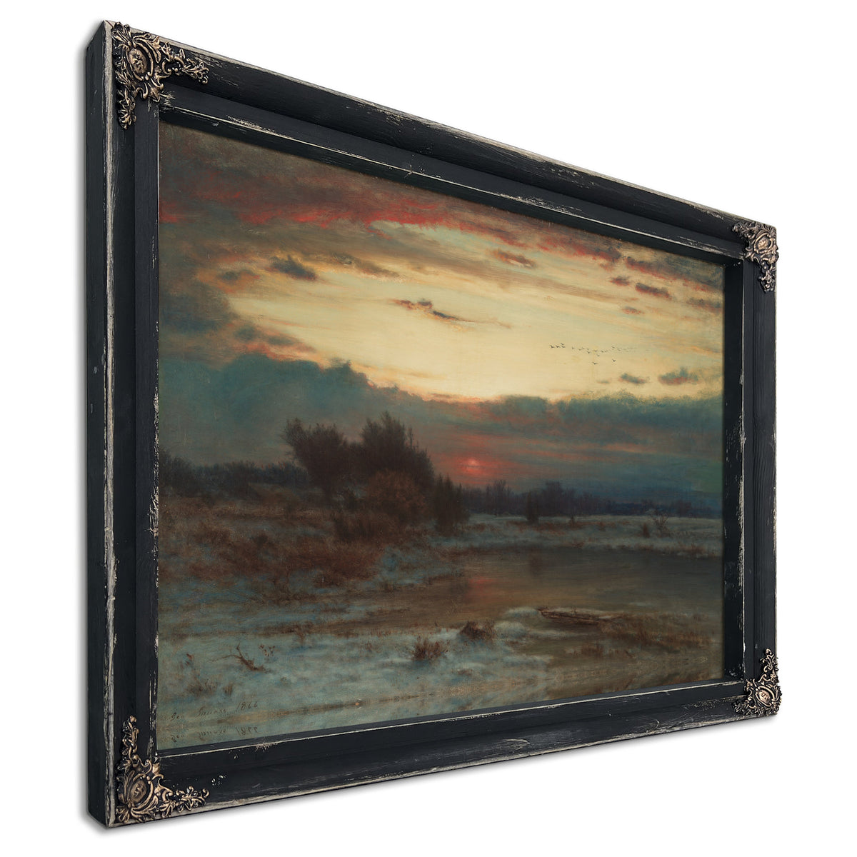 A Winter Sky By George Inness