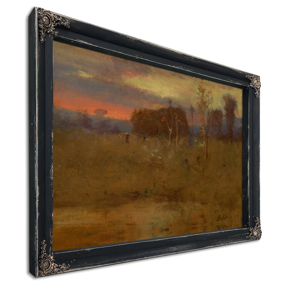 Afterglow the Meadow Circa 1888 1892 By George Inness