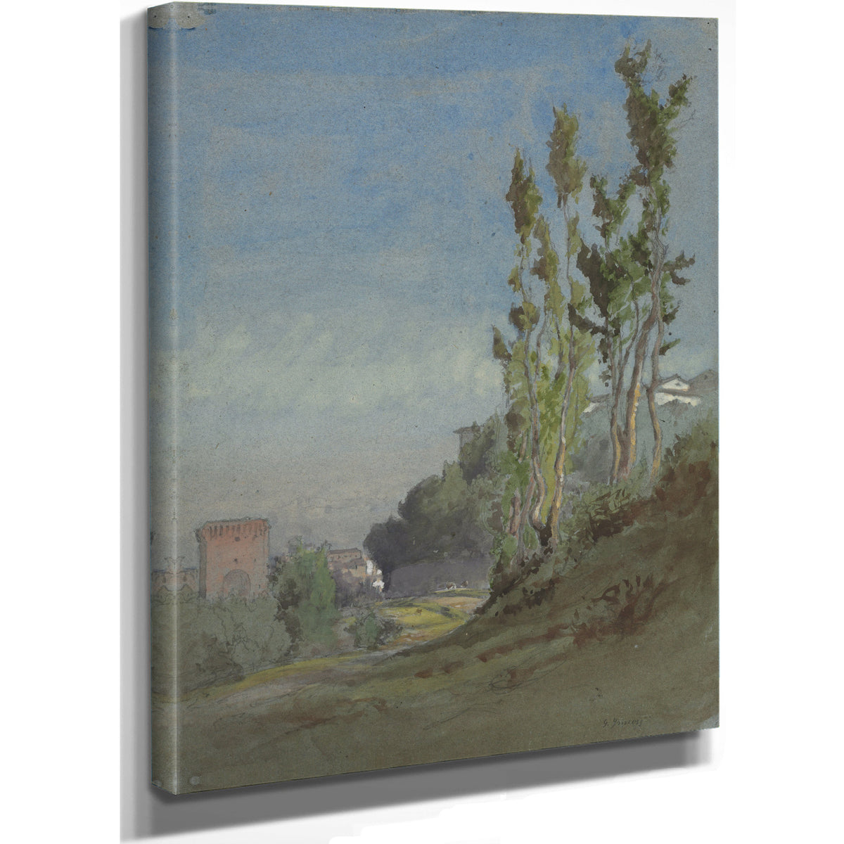 Albano Italy By George Inness