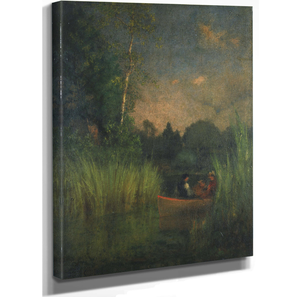 Dusk the Rushes Alexandria Bay By George Inness