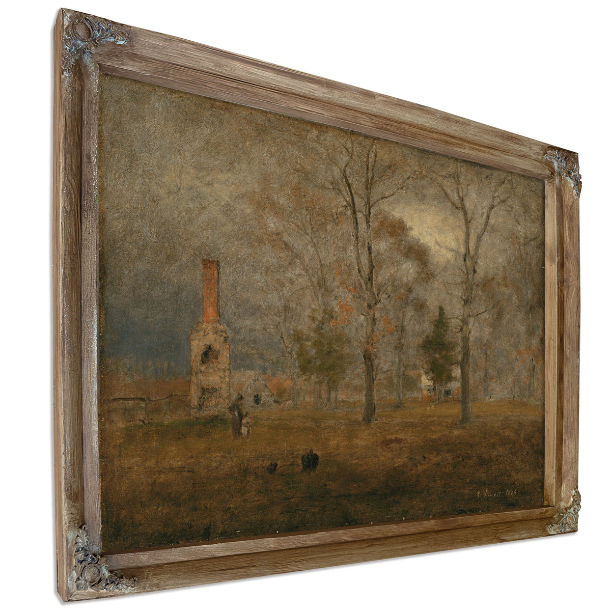 Gray Day Goochland 02 By George Inness