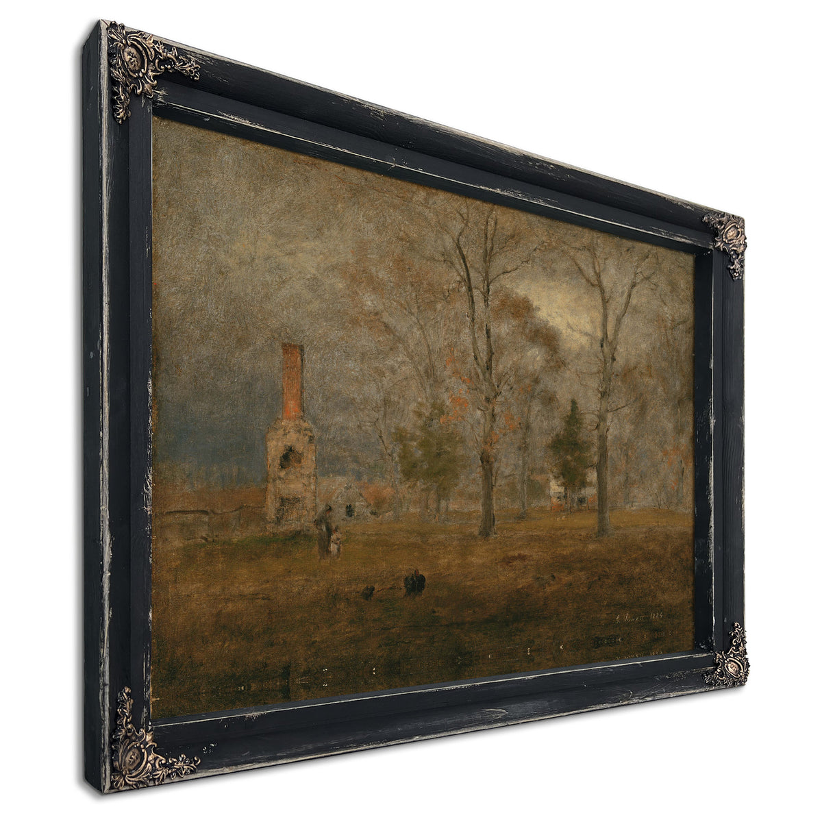 Gray Day Goochland 02 By George Inness