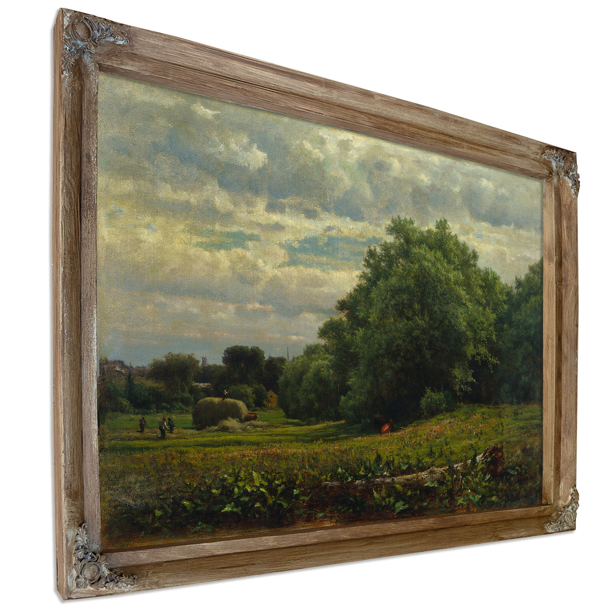 Harvest Time 1864 By George Inness