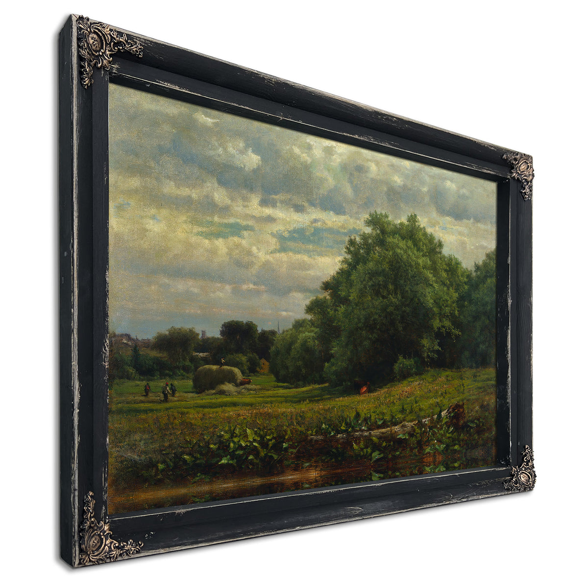 Harvest Time 1864 By George Inness