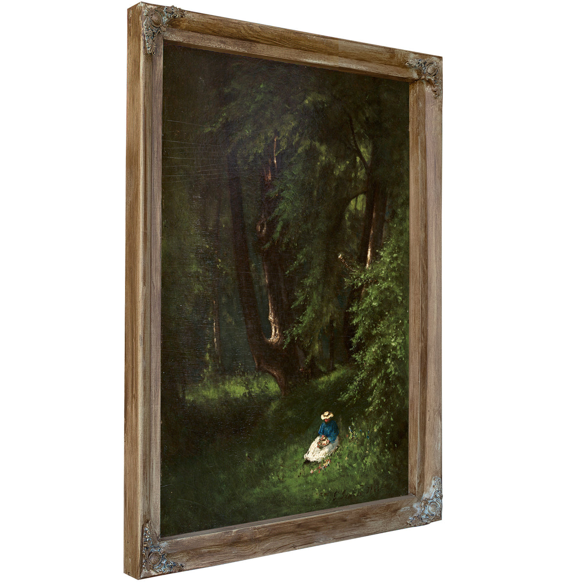 In Woods 1866 By George Inness