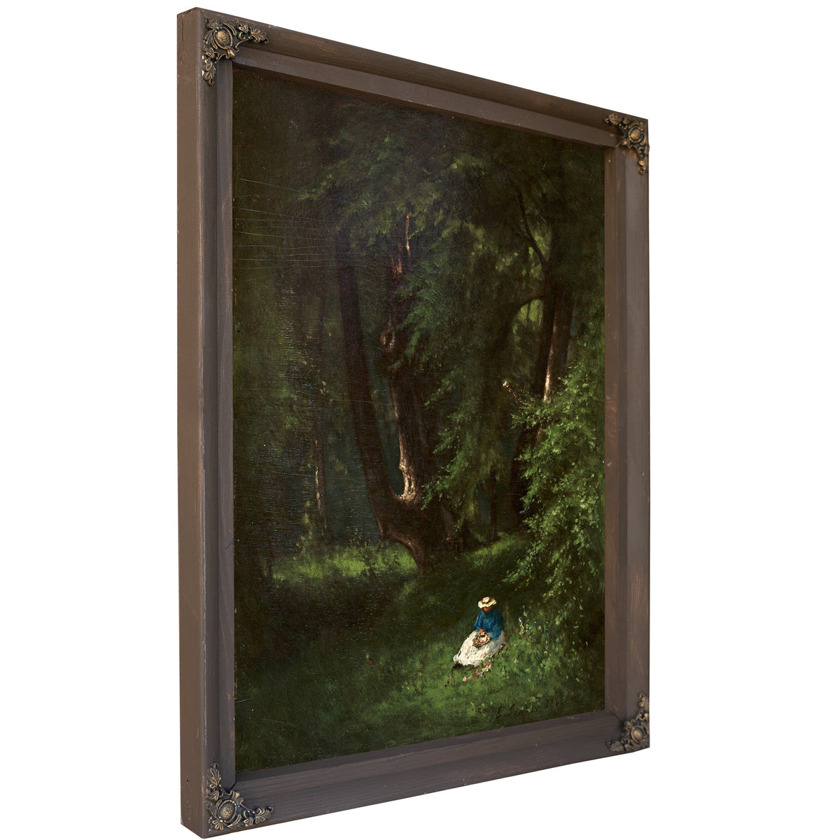In Woods 1866 By George Inness