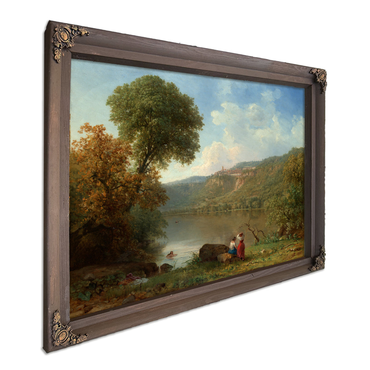 Lake Nemi 1857 By George Inness