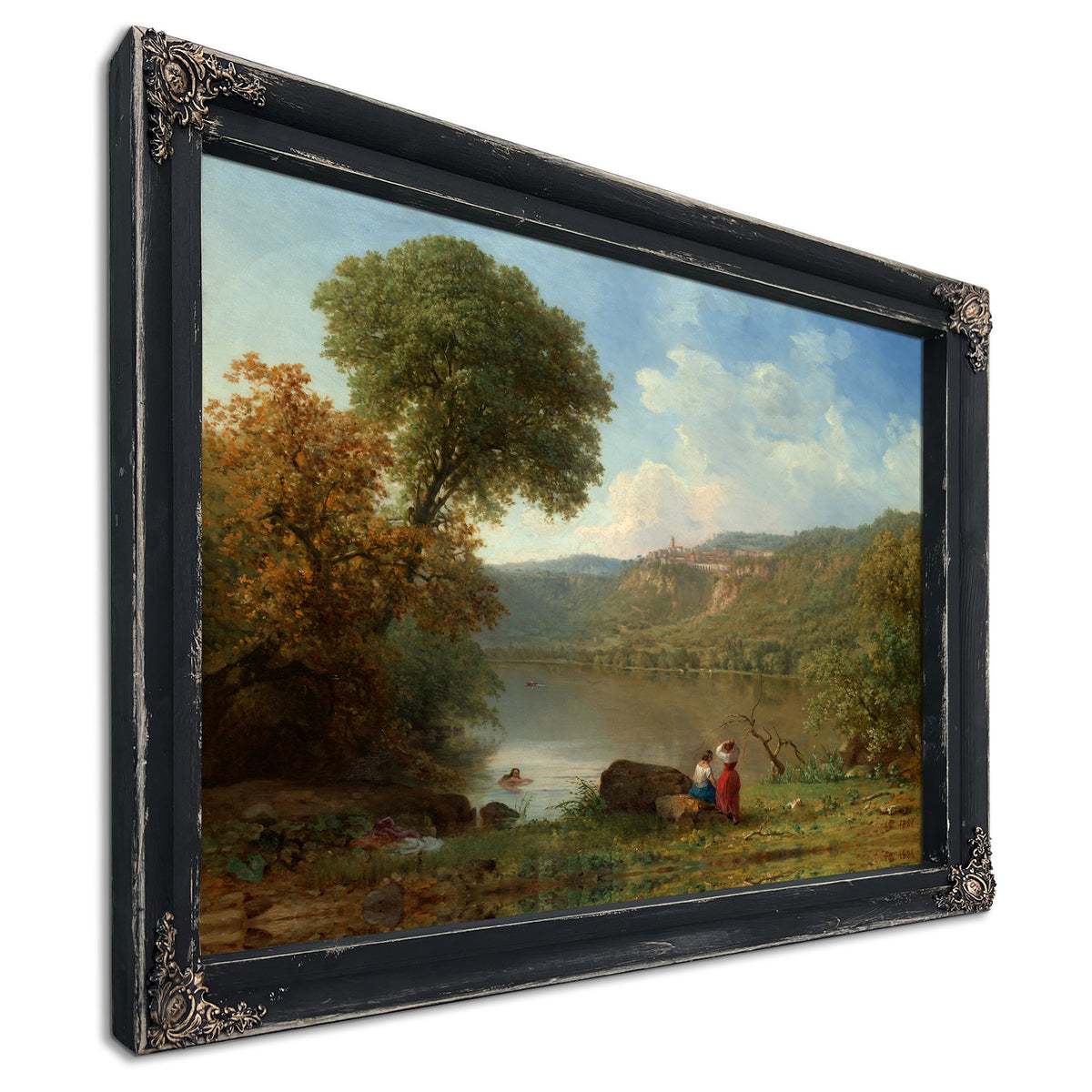 Lake Nemi 1857 By George Inness
