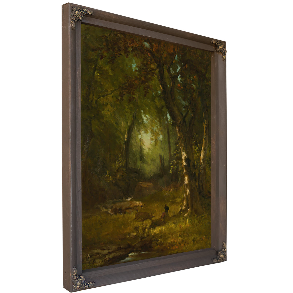 Landscape Huntsman 1859 By George Inness