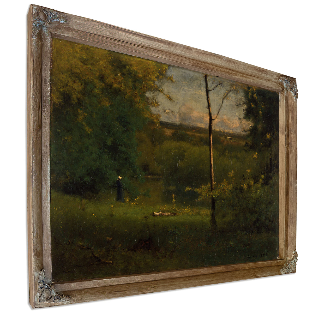 Looking Over River 1886 By George Inness
