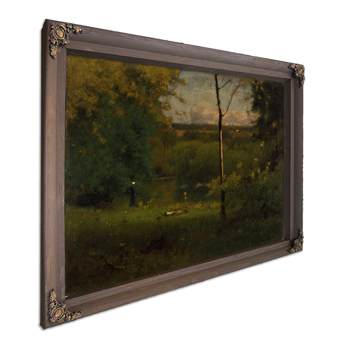 Looking Over River 1886 By George Inness